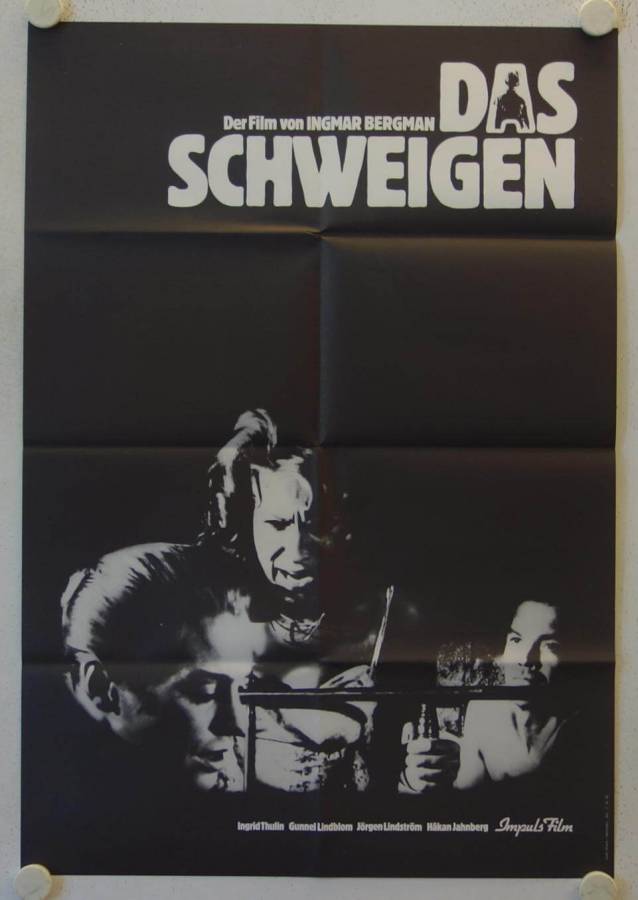 Das Schweigen originales deutsches Filmplakat (R80s)